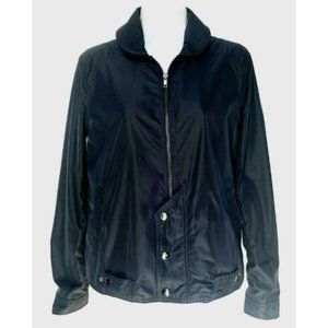 Derek Lam For Design Nation Zip-Up Windbreaker Jacket Women's XS Black